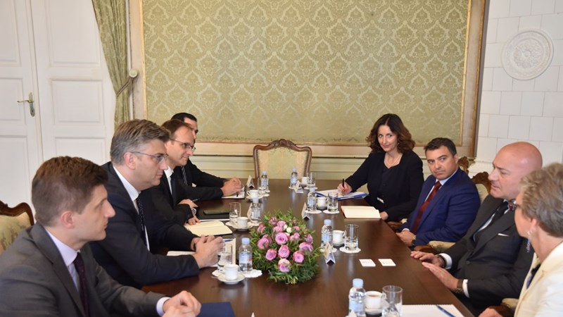Croatian PM meets Dogus Group and EBRD reps